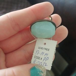 NEW Zad Lead Free Ring - Faux Opal 6.5/7